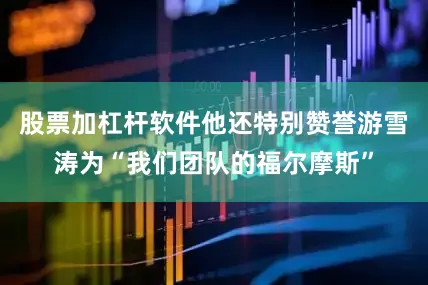 股票加杠杆软件他还特别赞誉游雪涛为“我们团队的福尔摩斯”
